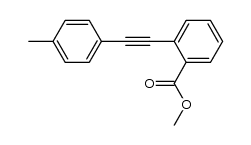 methyl 2-[(4-methylphenyl)ethynyl]benzoate结构式