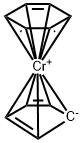 Chromium, (η6-benzene)(η5-2,4-cyclopentadien-1-yl)- Structure