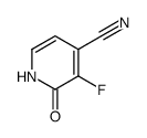 3-Fluoro-2-oxo-1,2-dihydro-4-pyridinecarbonitrile Structure