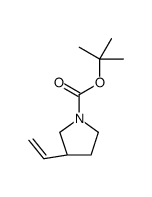 R-1-N-Boc-3-vinyl-pyrrolidine Structure