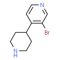 3-bromo-4-(piperidin-4-yl)pyridine Structure