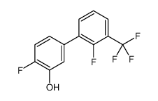 2-fluoro-5-[2-fluoro-3-(trifluoromethyl)phenyl]phenol Structure