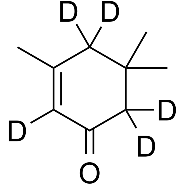 异佛尔酮-[D5]结构式