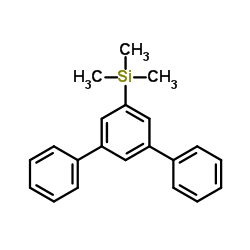 Trimethyl(1,1':3',1''-terphenyl-5'-yl)silane structure