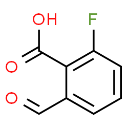 2-fluoro-6-formylbenzoic acid Structure