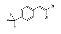 1-(2,2-dibromoethenyl)-4-(trifluoromethyl)benzene结构式