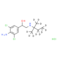 Clenpenterol-D11 hydrochloride Structure