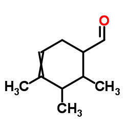 4,5,6-Trimethyl-3-cyclohexene-1-carbaldehyde Structure