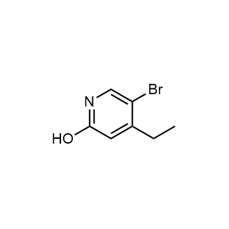 5-溴-4-乙基吡啶-2-醇结构式