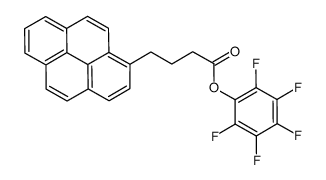 (2,3,4,5,6-pentafluorophenyl) 4-pyren-1-ylbutanoate Structure