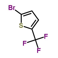 2-溴-5-(三氟甲基)噻吩结构式