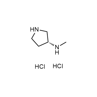 (R)-N-甲基吡咯烷-3-胺盐酸盐结构式
