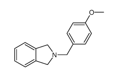 2-(4-methoxybenzyl)-2,3-dihydro-1H-isoindole结构式