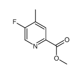 Methyl 5-fluoro-4-methyl-2-pyridinecarboxylate Structure