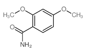 Benzamide,2,4-dimethoxy- Structure