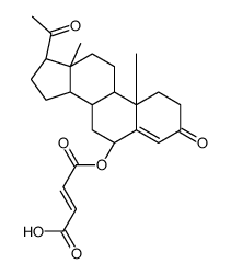 progesterone 6-hemimaleate Structure