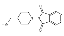 (邻苯二甲酰亚氨基-4-氨基甲基)哌啶结构式