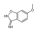 6-甲氧基苯并[d]异恶唑-3-胺结构式