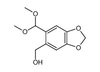 4-(dimethoxy)methyl-5-hydroxymethyl(1,2-methylenedioxy)benzene Structure