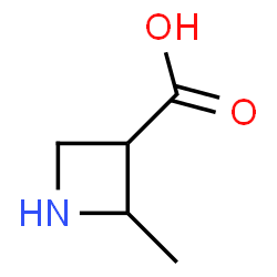 2-甲基氮杂环丁烷-3-羧酸结构式