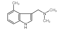 4-methylgramine Structure