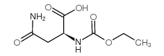 n(alpha)-ethoxycarbonyl-l-asparagine structure
