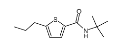 5-Propyl-thiophene-2-carboxylic acid tert-butylamide Structure