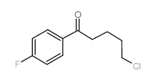 5-CHLORO-1-(4-FLUOROPHENYL)-1-OXOPENTANE结构式