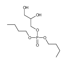 dibutyl 2,3-dihydroxypropyl phosphate Structure