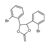 (4S,5S)-4,5-bis(2-bromophenyl)-2-methylidene-1,3-dioxolane Structure