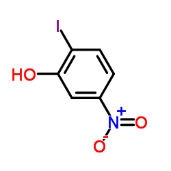 2-碘-5-硝基苯酚结构式