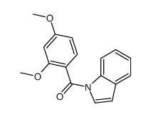 (2,4-dimethoxyphenyl)-indol-1-ylmethanone结构式