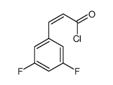 3-(3,5-difluorophenyl)prop-2-enoyl chloride Structure