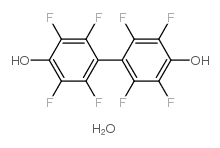 4,4'-二羟基八氟联苯单水合物结构式