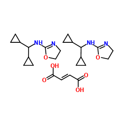 利美尼啶半富马酸盐结构式