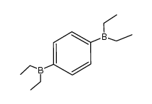 1,4-bis(diethylboryl)benzene Structure