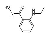 o-(Ethylamino)benzohydroxamsaeure结构式