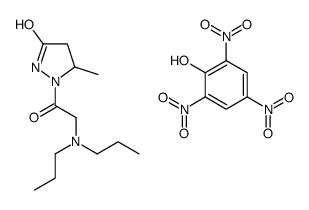 3-Pyrazolidinone, 1-(N,N-dipropylglycyl)-5-methyl-, monopicrate结构式