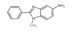1-METHYL-2-PHENYL-1 H-BENZOIMIDAZOL-5-YLAMINE structure