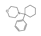 1-(1-phenylcyclohexyl)morpholine结构式