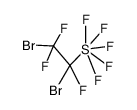 (1,2-dibromotrifluoroethyl)pentafluorosulfur(VI)结构式