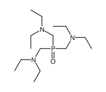Tris[(diethylamino)methyl]phosphine oxide结构式