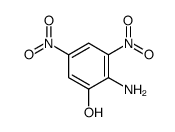 2-amino-3,5-dinitrophenol structure
