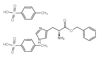 O-benzyl-L-histidine bis(toluene-p-sulphonate) structure