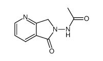 6-acetylamino-6,7-dihydro-pyrrolo[3,4-b]pyridin-5-one Structure