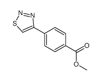 4-(1,2,3-噻二唑-4-基)苯甲酸甲酯结构式