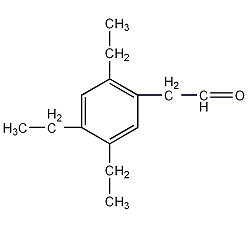 1-(2,4,5-三乙基苯基)乙酮结构式
