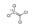 四氯乙烯-1-13C结构式