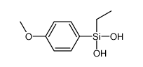 ethyl-dihydroxy-(4-methoxyphenyl)silane结构式