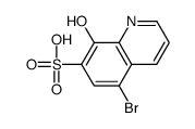5-bromo-8-hydroxyquinoline-7-sulfonic acid Structure